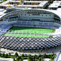 Football stadium abs scale building model